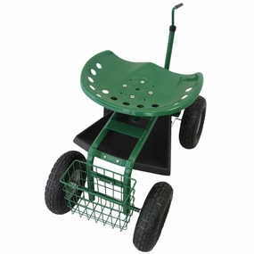 Heavy-Duty Mobile Garden Seat professional grade gardening tool kit