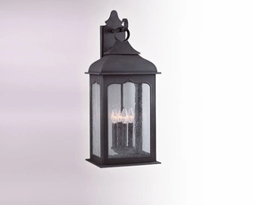 Henry Street Four Light Wall Lantern Textured BronzeOutdoor wall sconces with motion sensor