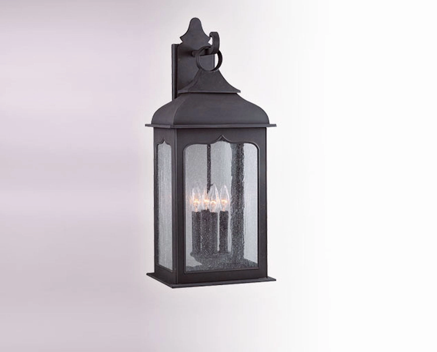 Henry Street Four Light Wall Lantern Textured BronzeOutdoor wall sconces with motion sensor