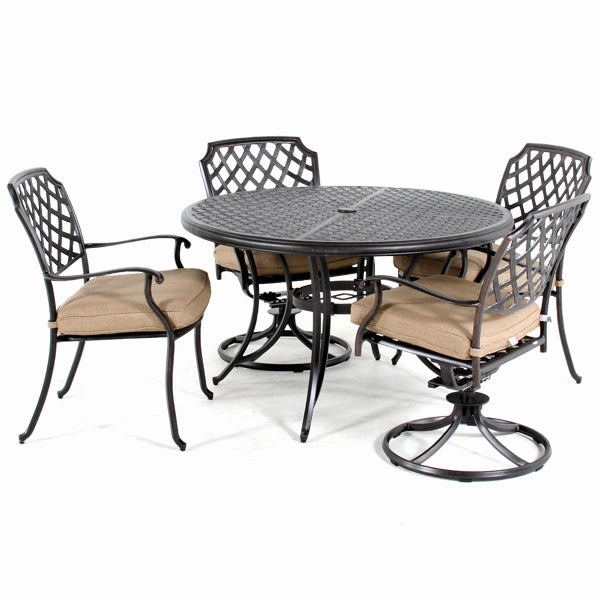 Heritage 5 PC Dining Groupaluminum alloy outdoor sofa set