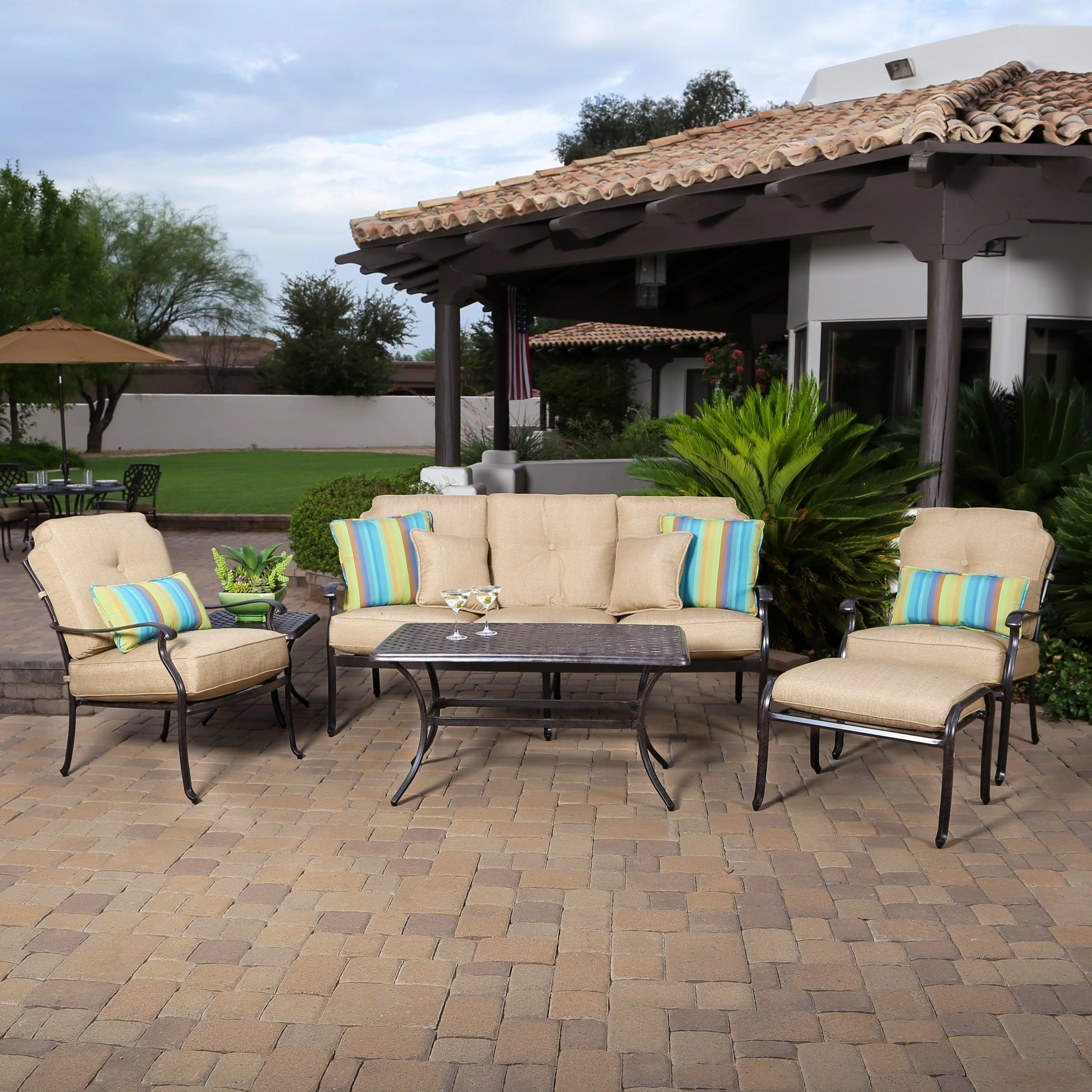 Heritage 6 PC Deep Seating Set