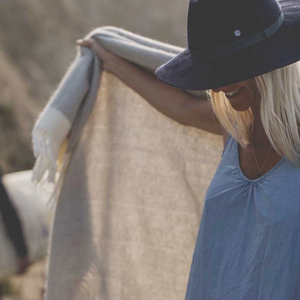 Herringbone Wool Blanket