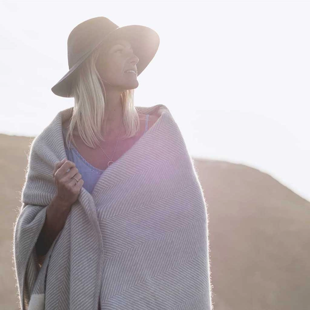 Herringbone Wool Blanket