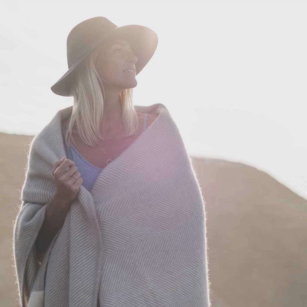 Herringbone Wool Blanket