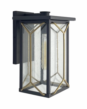 Hillside Manor One Light Outdoor Wall Mount Sand Coal And Mystic GoldOutdoor wall sconces with motion sensor