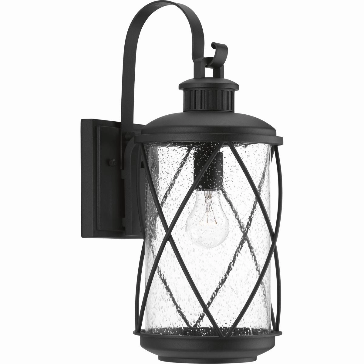 Hollingsworth One Light Wall Lantern Black