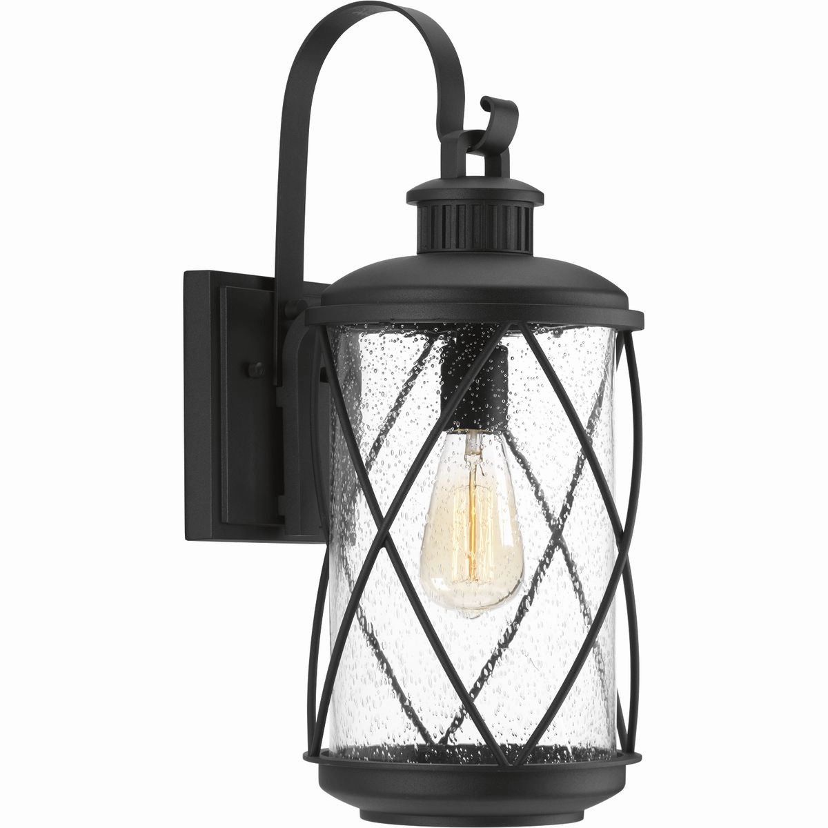 Hollingsworth One Light Wall Lantern Black