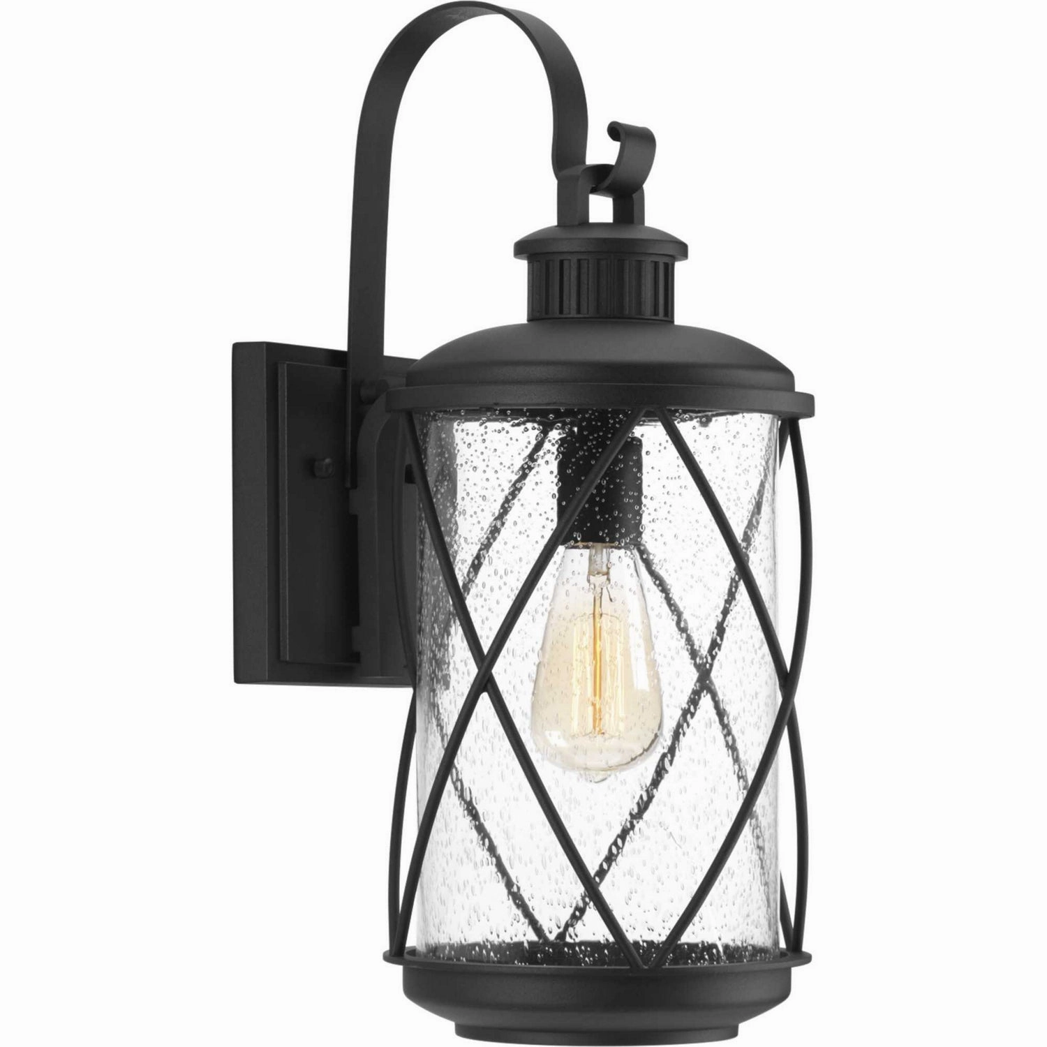 Hollingsworth One Light Wall Lantern Black