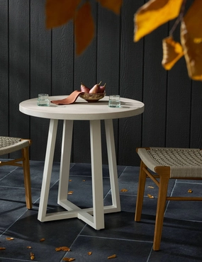 Hollis Indoor / Outdoor Round Dining Tableoutdoor patio dining furniture set