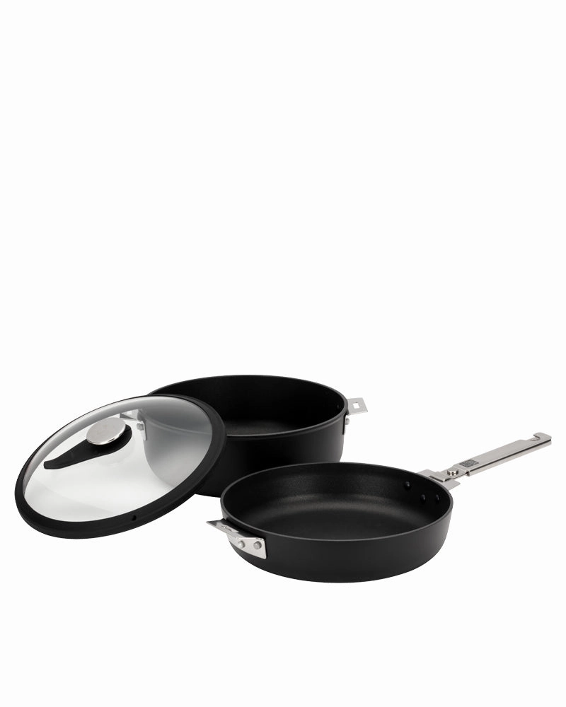 Home & Camp Cooker 26 cm essential outdoor cooking accessories kit