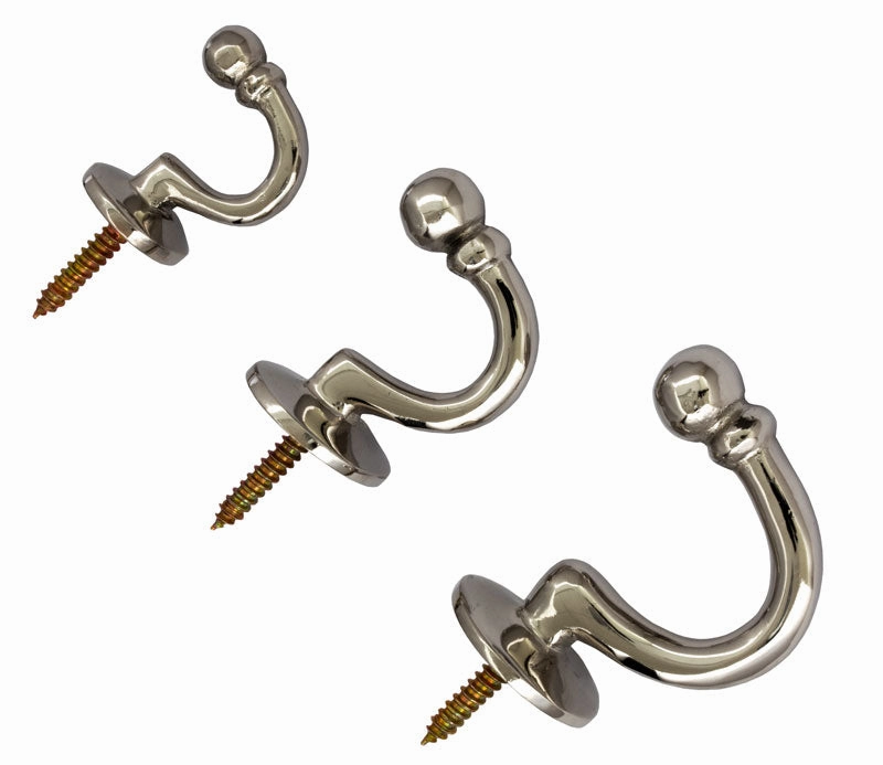 Hook - Single hook nickel