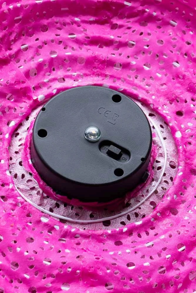 Hot Pink Hanging Outdoor Solar Lantern