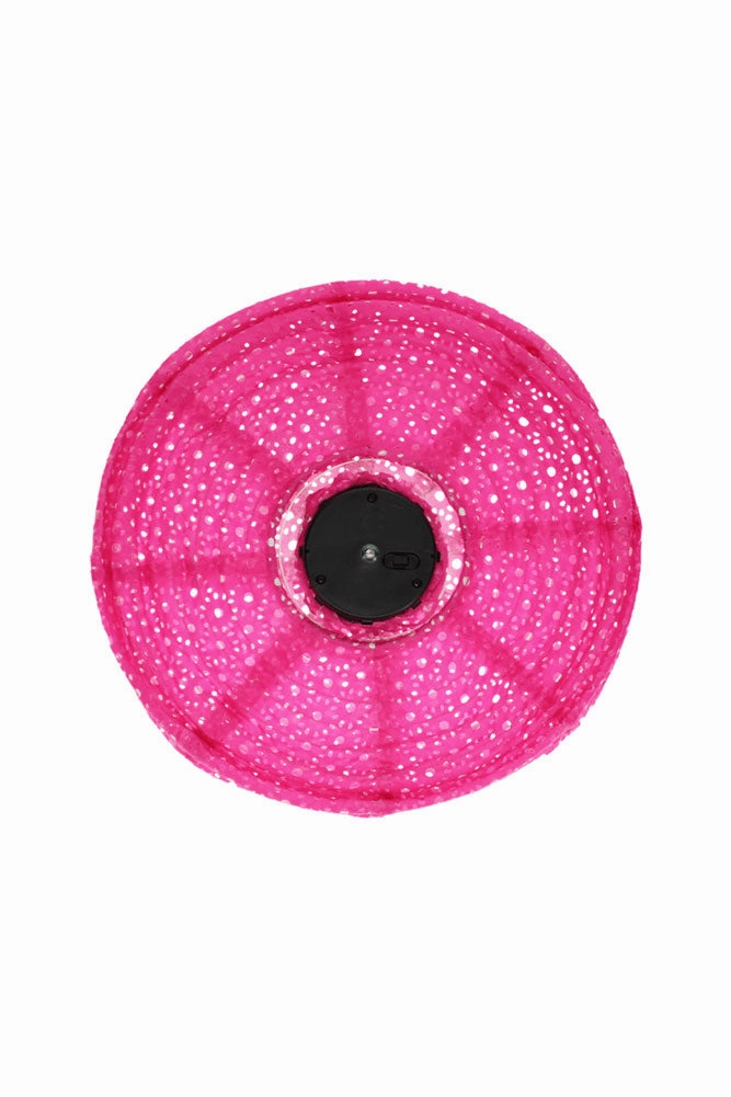 Hot Pink Hanging Outdoor Solar Lantern