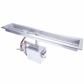 HPC Fire 24" Torpedo Linear Trough Fire Pit Insert TOR-24SSEI-TRGportable outdoor fire pit with lid