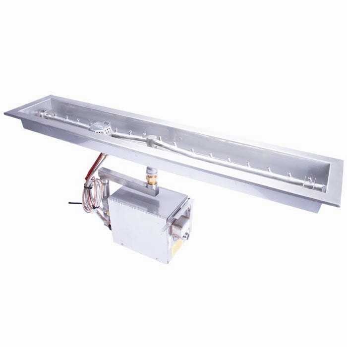 HPC Fire 24" Torpedo Linear Trough Fire Pit Insert TOR-24SSEI-TRGportable outdoor fire pit with lid