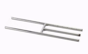HPC Fire 24" x 6" H-Burner Kit for Fire Pits (10 pcs) HBS24Fireproof mat for under fire pit