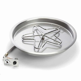 HPC Fire 25" Round Bowl Insert Push Button PENTA25FPK-NGportable outdoor fire pit with lid