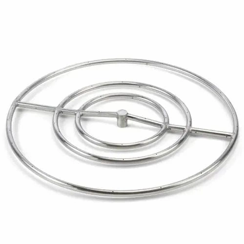 HPC Fire 30" Round High Capacity Burner Fire Pit Kit FPS30HCFireproof mat for under fire pit