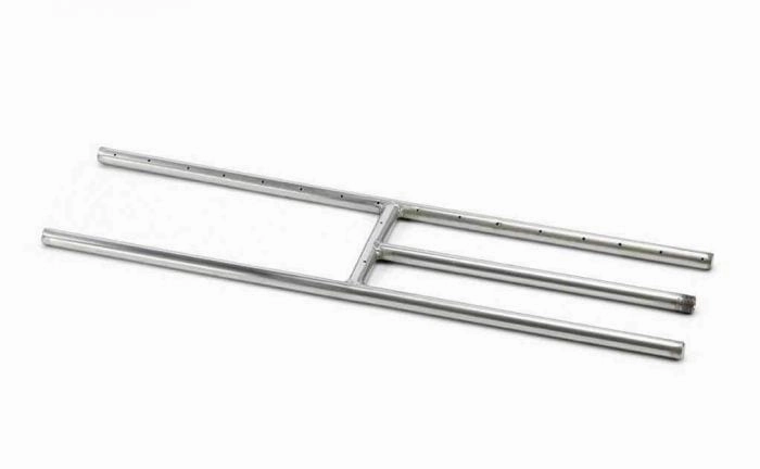 HPC Fire 36" x 6" Fire Pit H-Burner Kit (10pcs) HBS36Fireproof mat for under fire pit