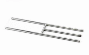 HPC Fire 36" x 6" Fire Pit H-Burner Kit (10pcs) HBS36Fireproof mat for under fire pit