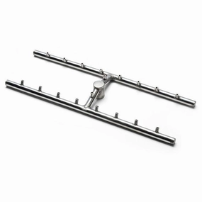 HPC Fire 36x8 inch H Torpedo Burner for Fire Pit TOR-HBSB36 KITFireproof mat for under fire pit