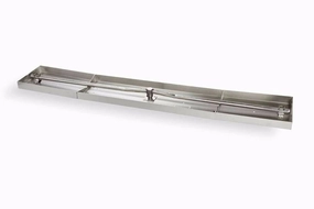 HPC Fire 37X 8 Drop-In Fire Pit Burner Pan w/ Linear Interlinkportable outdoor fire pit with lid