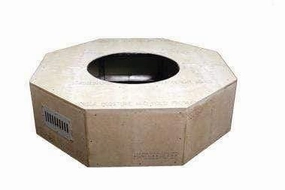 HPC Fire 45" Unfinished Octagon Fire Pit Enclosures FPE45-OCTAGONportable outdoor fire pit with lid