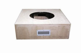 HPC Fire 45" Unfinished Square Fire Pit Enclosures FPE45-SQUAREportable outdoor fire pit with lid