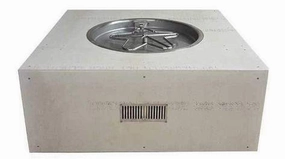 HPC Fire 45" Unfinished Square Fire Pit Enclosures TOR-U45S/25SSCEKportable outdoor fire pit with lid