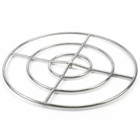 HPC Fire 48" Round High Capacity Burner Fire Pit Kit FPS48HCFireproof mat for under fire pit