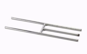 HPC Fire 48" x 6" H-Burner Kit for Fire Pits (10 pcs) HBS48Fireproof mat for under fire pit