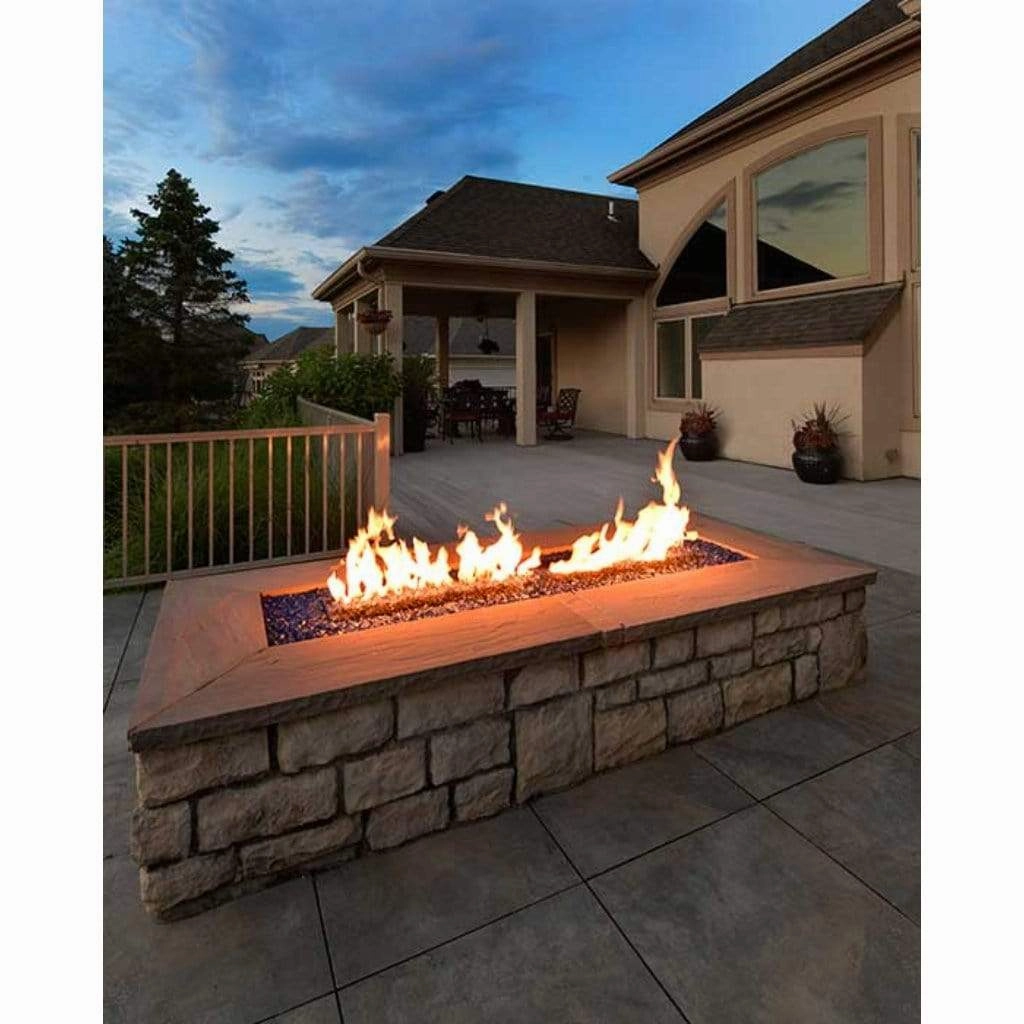 HPC Fire 60" Unfinished Fire Pit Enclosure TOR-U60X24/49X8MLFPKCEK