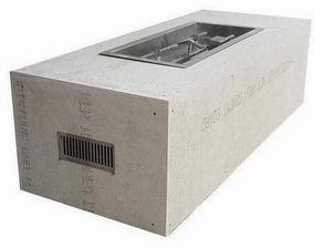 HPC Fire 60" Unfinished Rectangular Fire Pit TOR-U60X24/30X12MLFPKCEKportable outdoor fire pit with lid