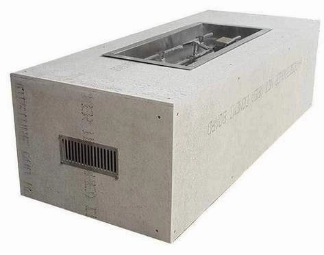 HPC Fire 60" Unfinished Rectangular Fire Pit TOR-U60X24/30X12MLFPKCEKportable outdoor fire pit with lid