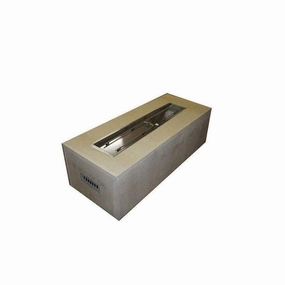 HPC Fire 60 x 24" Unfinished Rectangular Fire Pit Enclosures U60X24-36X14FPPKCEKportable outdoor fire pit with lid