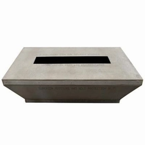 HPC Fire 60 X 36" Rectangle Tapered Unfinished Enclosure FPE60X36TAPportable outdoor fire pit with lid