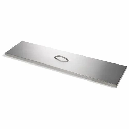 HPC Fire 64 X 9.5" Stainless Steel Linear Fire Pit Cover TPHC-60SSFireproof mat for under fire pit