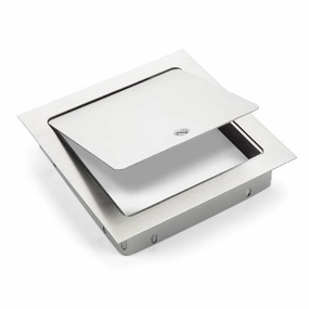 HPC Fire 6x6 inch Recess Mount Stainless Steel Access Door AD-RM6X6SSFireproof mat for under fire pit