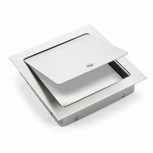 HPC Fire 6x6 inch Recess Mount Stainless Steel Access Door AD-RM6X6SSFireproof mat for under fire pit