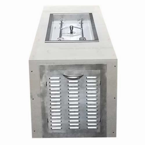 HPC Fire 70" Square Fire Pit Enclosure TOR-UST70X24/36X14FPPKCEK-LP