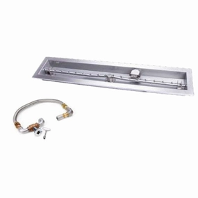 HPC Fire 72" Match-Lit SST Torpedo Trough Fire Pit Insert TOR-CFPK/TRGH72 KITportable outdoor fire pit with lid