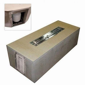 HPC Fire 80" Rectangular Fire Pit Enclosure Kit TOR-UST80X24/49X8MLFPKCEK-LPportable outdoor fire pit with lid