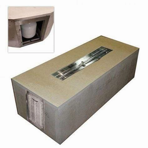 HPC Fire 80" Rectangular Fire Pit Enclosure Kit TOR-UST80X24/49X8MLFPKCEK-LPportable outdoor fire pit with lid