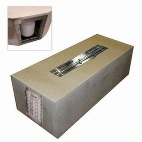 HPC Fire 80" Rectangular Fire Pit Enclosure TOR-UST80X24/48FPPKCEK-LPportable outdoor fire pit with lid