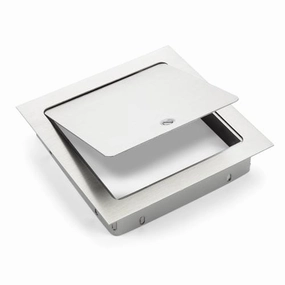 HPC Fire 8x8 inch Recess Mount Stainless Steel Access Door AD-RM8X8SSFireproof mat for under fire pit