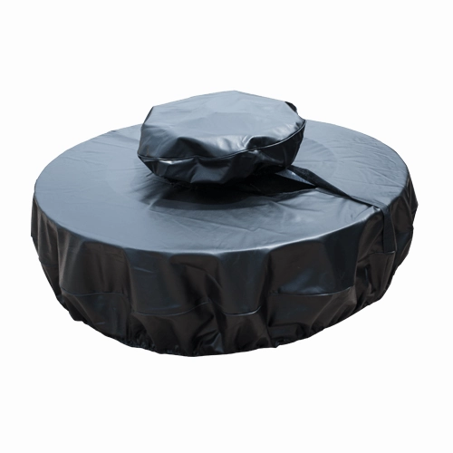HPC Fire Basin 84-inch Round Black Vinyl Fire Pit Cover FPC-84WBFireproof mat for under fire pit