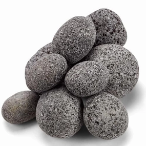 HPC Fire Rolled Lava Stone 2.5-4.5 For Pits 857MFireproof mat for under fire pit