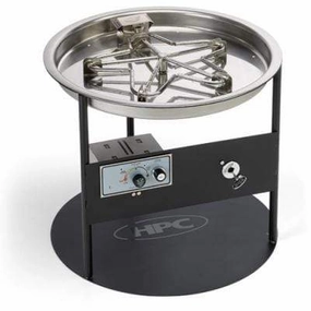 HPC Fire Round Steel Display Stand DS25-ROUND-FPPKFireproof mat for under fire pit