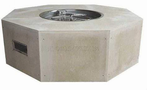 HPC Fire Unfinished Octagon Fire Pit Enclosures TOR-U54O/MLFPK25CEKportable outdoor fire pit with lid