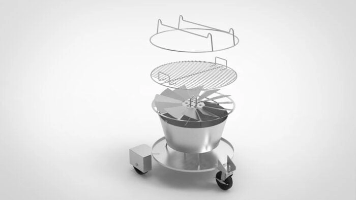 HPC Fire Vortex Technology Drum Smoker DS-SST